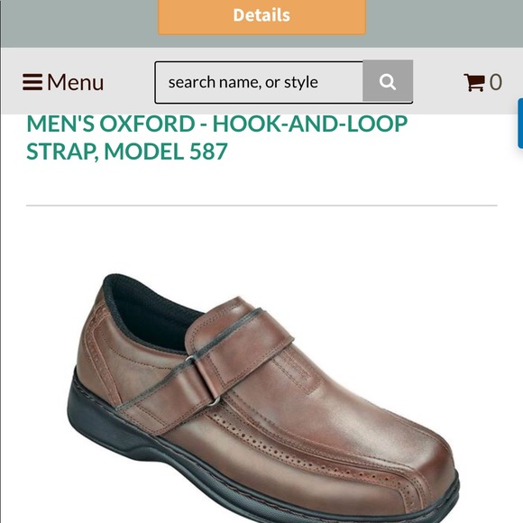 Velcro Oxford Size 7.5 X wide For Diabetes - Picture 6 of 8